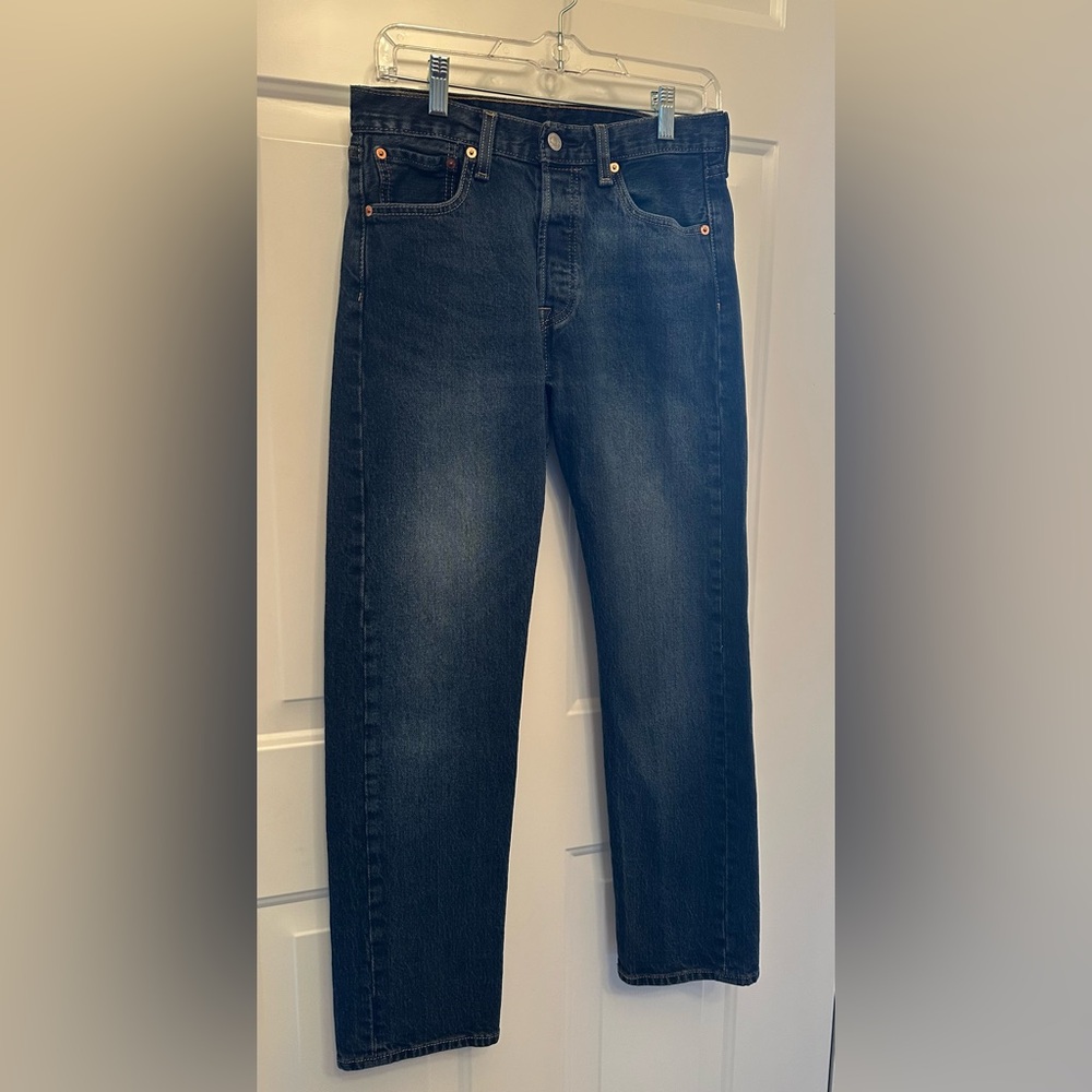 Men’s Levi’s 501 Original Fit Jeans Dark Wash | W29 L30 | Excellent - Picture 3 of 6